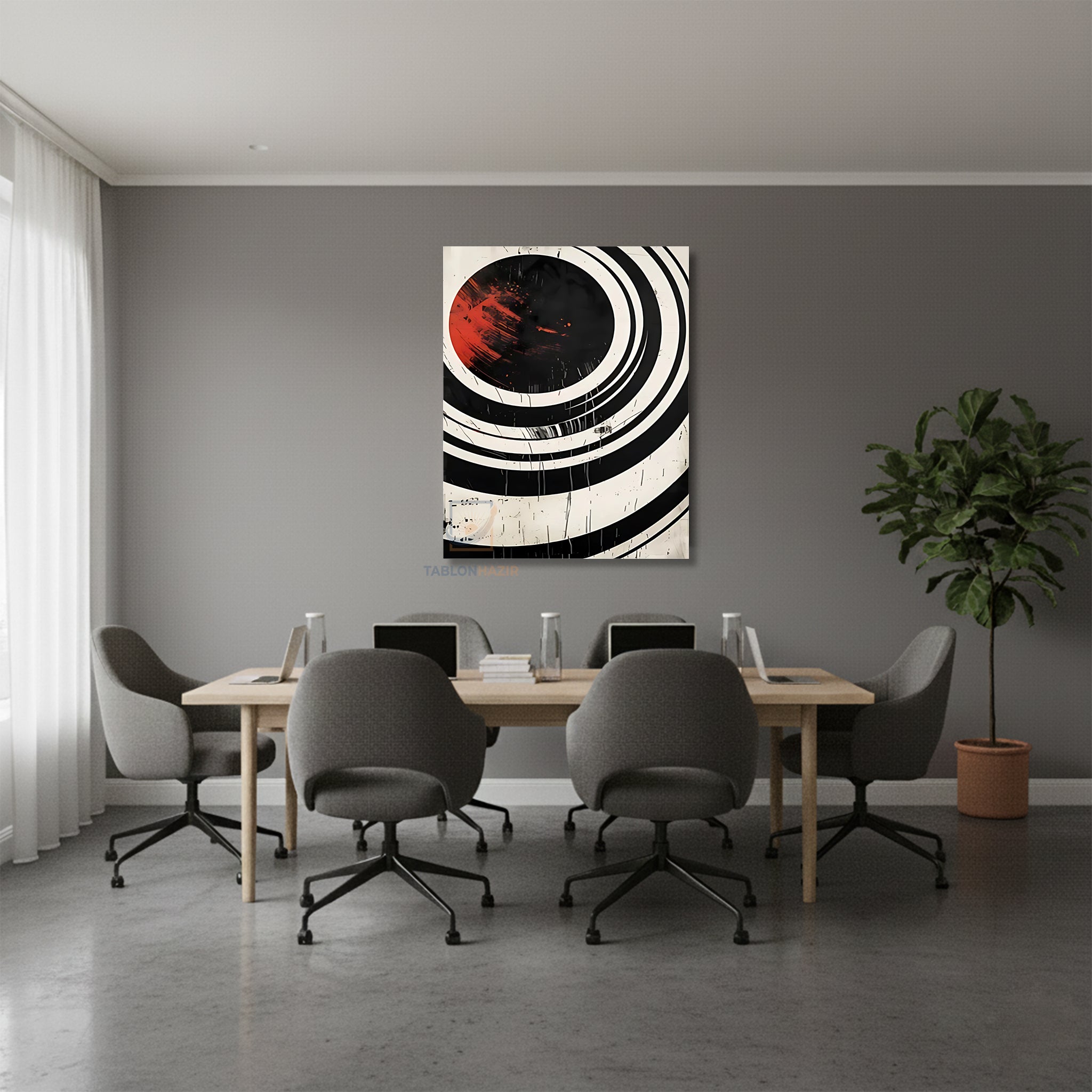 Dikey Kanvas Tablo Salon Duvar Tablosu Soyut 0027 1 Yeni Ev Hediyesi Ofis Tablosu