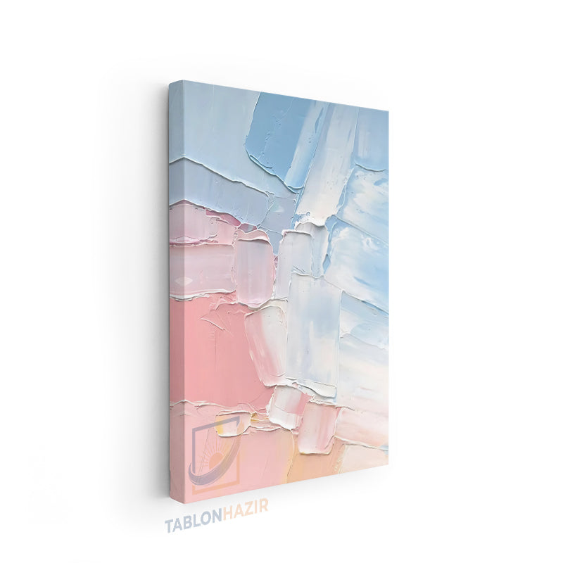 Dikey Kanvas Tablo Salon Duvar Tablosu Soyut 0029 Yeni Ev Hediyesi Ofis Tablosu