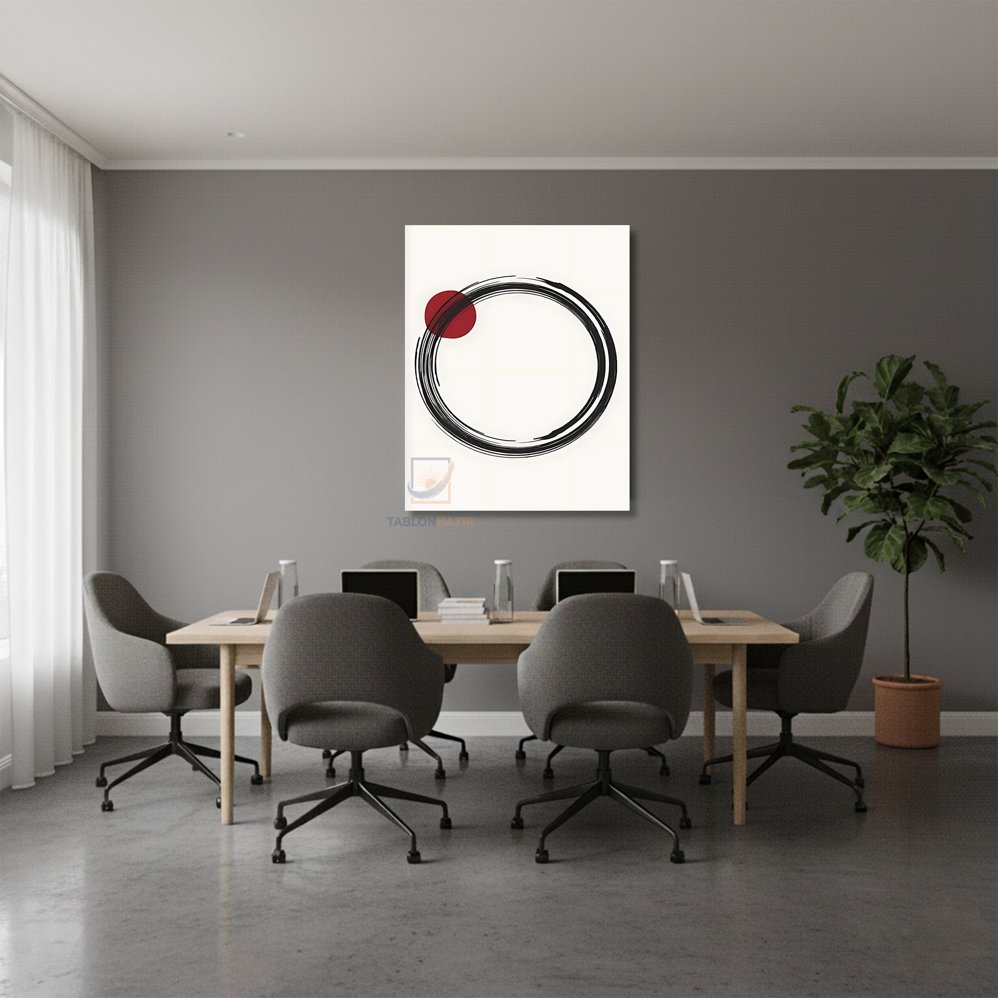 Dikey Kanvas Tablo Salon Duvar Tablosu Soyut 0037 1 Yeni Ev Hediyesi Ofis Tablosu