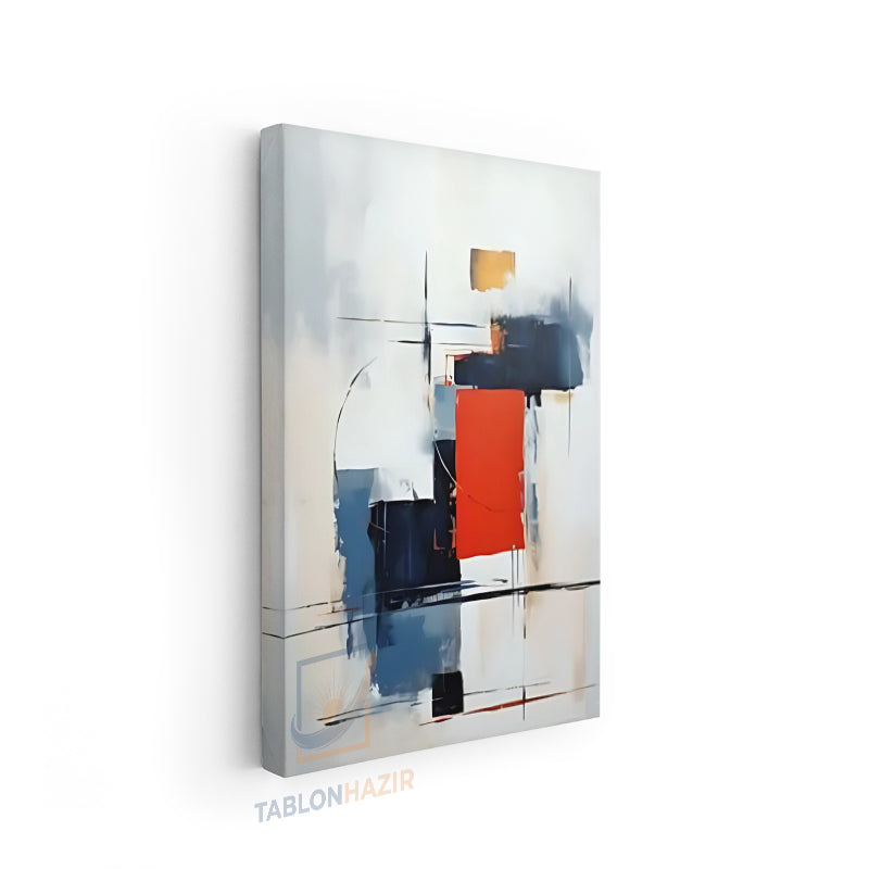 Dikey Kanvas Tablo Salon Duvar Tablosu Soyut 0042 2 Yeni Ev Hediyesi Ofis Tablosu