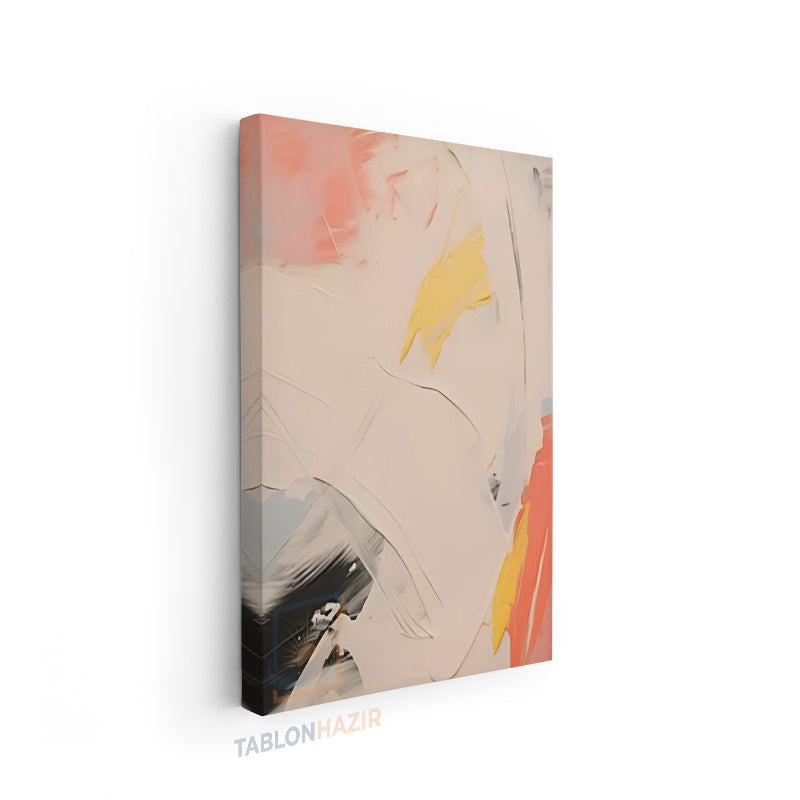 Dikey Kanvas Tablo Salon Duvar Tablosu Soyut 0043 2 Yeni Ev Hediyesi Ofis Tablosu