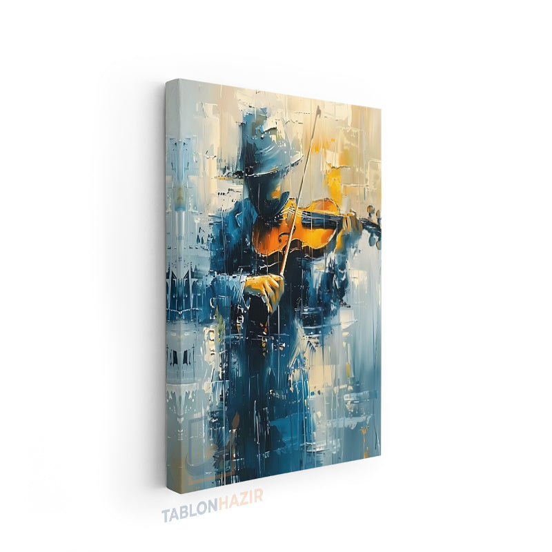 Dikey Kanvas Tablo Salon Duvar Tablosu Soyutkemancı Yeni Ev Hediyesi Ofis Tablosu