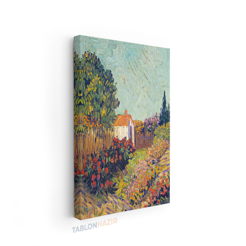 Dikey Kanvas Tablo Salon Duvar Tablosu Unlu Manzara Yeni Ev Hediyesi Ofis Tablosu