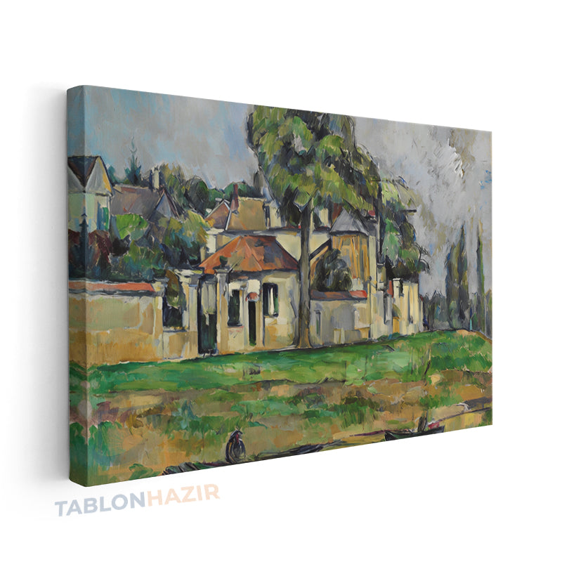 Yatay Kanvas Duvar Tablosu Klasik Manzara 45 Salon Tablosu Ofis Tablosu Yeni Ev Hediyesi Dekorasyon