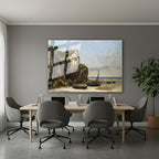 Yatay Cam Tablo Salon Duvar Tablosu Klasik Manzara 46 Yeni Ev Hediyesi Ofis Tablosu