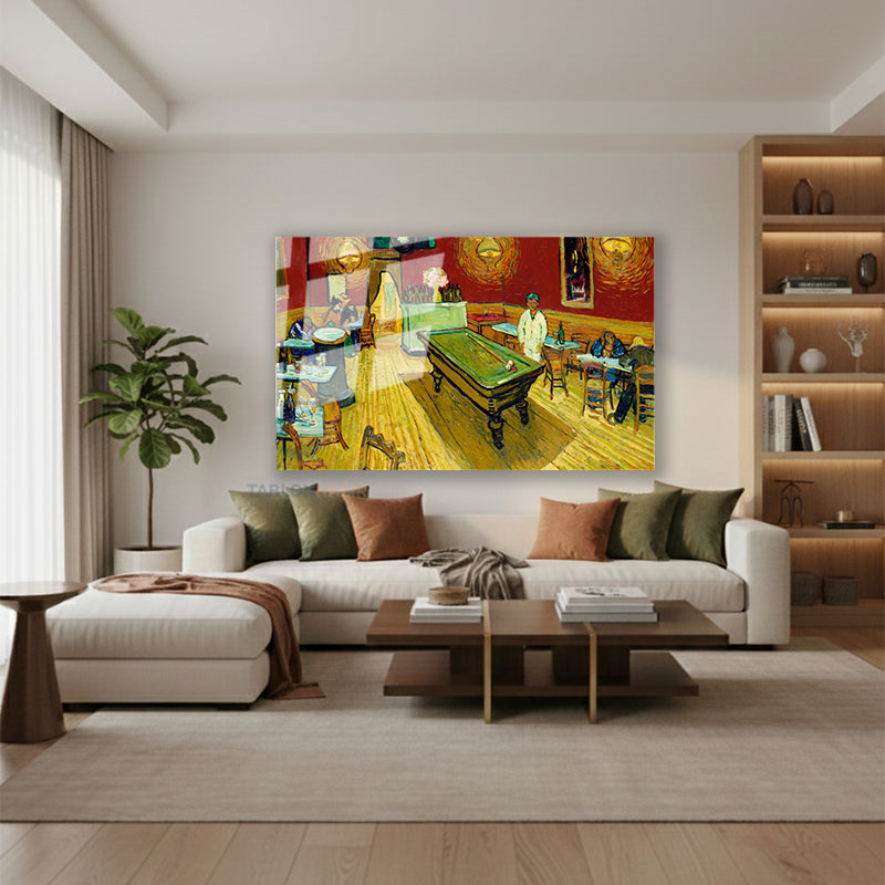 Yatay Cam Tablo Salon Duvar Tablosu Klasik Unlu Ressam Tablosu Yeni Ev Hediyesi Ofis Tablosu