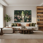 Yatay Kanvas Duvar Tablosu Renkliciceklibahce Salon Tablosu Ofis Tablosu Yeni Ev Hediyesi Dekorasyon