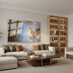 Yatay Cam Tablo Salon Duvar Tablosu Yatay Cam Baroksanateseri Yeni Ev Hediyesi Ofis Tablosu