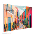 Yatay Cam Tablo Salon Duvar Tablosu Yatay Cam Bohemrenklisehir Yeni Ev Hediyesi Ofis Tablosu