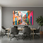 Yatay Cam Tablo Salon Duvar Tablosu Yatay Cam Bohemrenklisehir Yeni Ev Hediyesi Ofis Tablosu