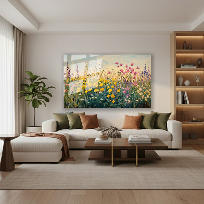 Yatay Cam Tablo Salon Duvar Tablosu Yatay Cam Cicekbahcesi22 Yeni Ev Hediyesi Ofis Tablosu