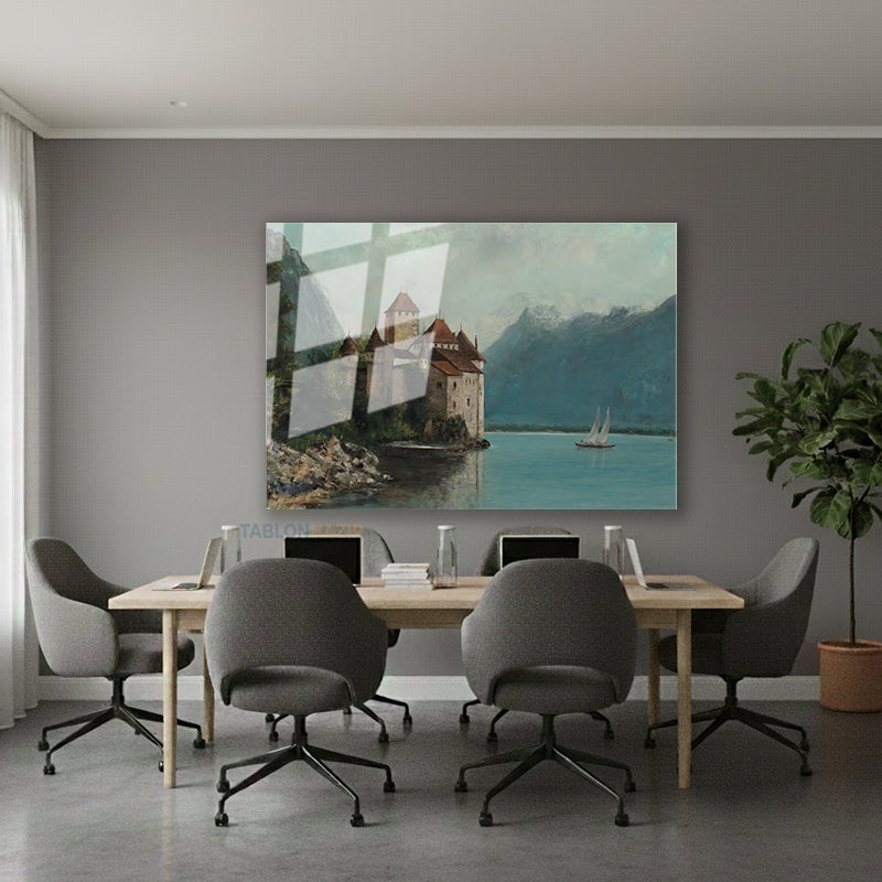 Yatay Cam Tablo Salon Duvar Tablosu Yatay Cam Dogamanzarasi11 Yeni Ev Hediyesi Ofis Tablosu