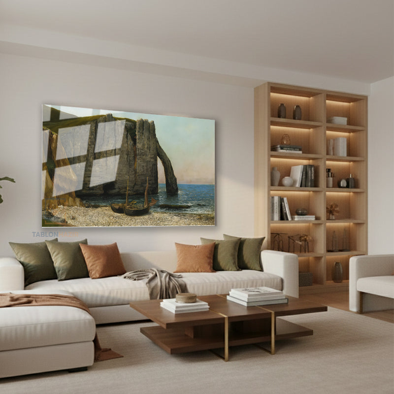 Yatay Cam Tablo Salon Duvar Tablosu Yatay Cam Dogamanzarasi12 Yeni Ev Hediyesi Ofis Tablosu