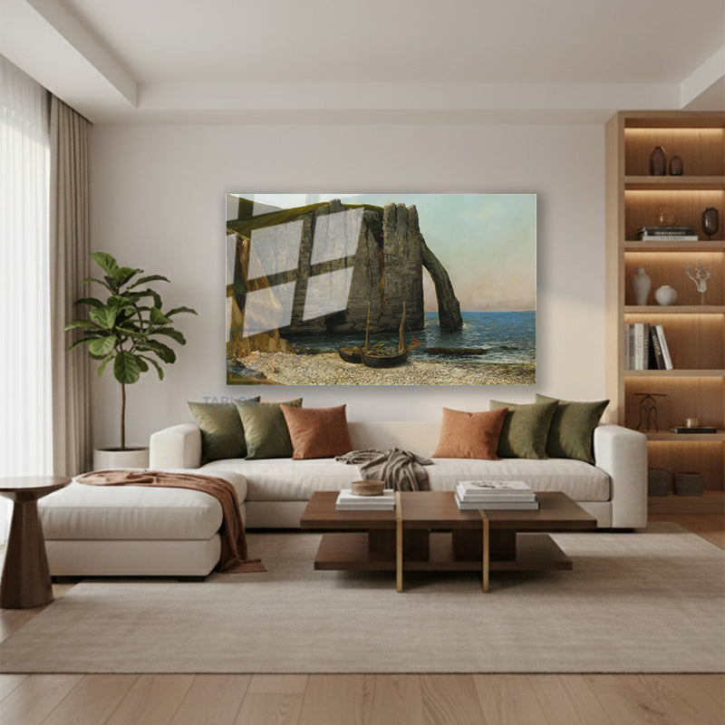 Yatay Cam Tablo Salon Duvar Tablosu Yatay Cam Dogamanzarasi12 Yeni Ev Hediyesi Ofis Tablosu