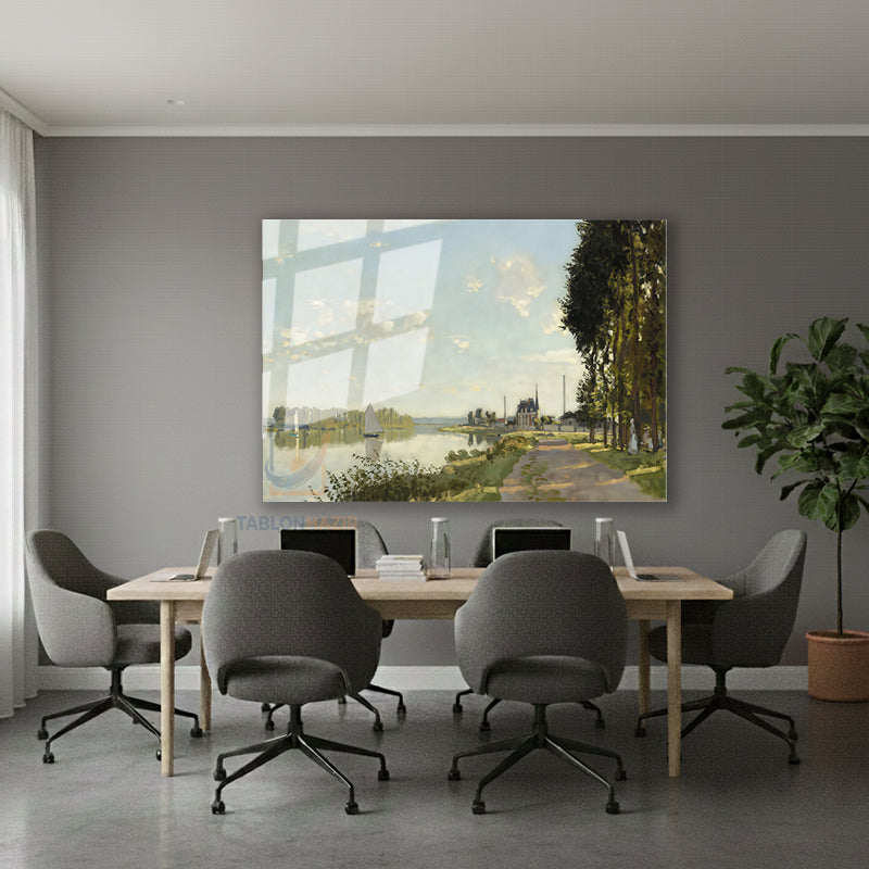 Yatay Cam Tablo Salon Duvar Tablosu Yatay Cam Dogamanzarasi14 Yeni Ev Hediyesi Ofis Tablosu