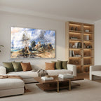 Yatay Cam Tablo Salon Duvar Tablosu Yatay Cam Dogamanzarasi3 Yeni Ev Hediyesi Ofis Tablosu