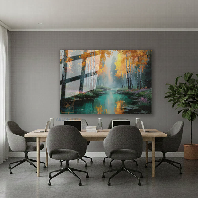 Yatay Cam Tablo Salon Duvar Tablosu Yatay Cam Dogamanzarasi4 Yeni Ev Hediyesi Ofis Tablosu