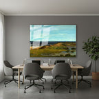 Yatay Cam Tablo Salon Duvar Tablosu Yatay Cam Dogamanzarasi6 Yeni Ev Hediyesi Ofis Tablosu