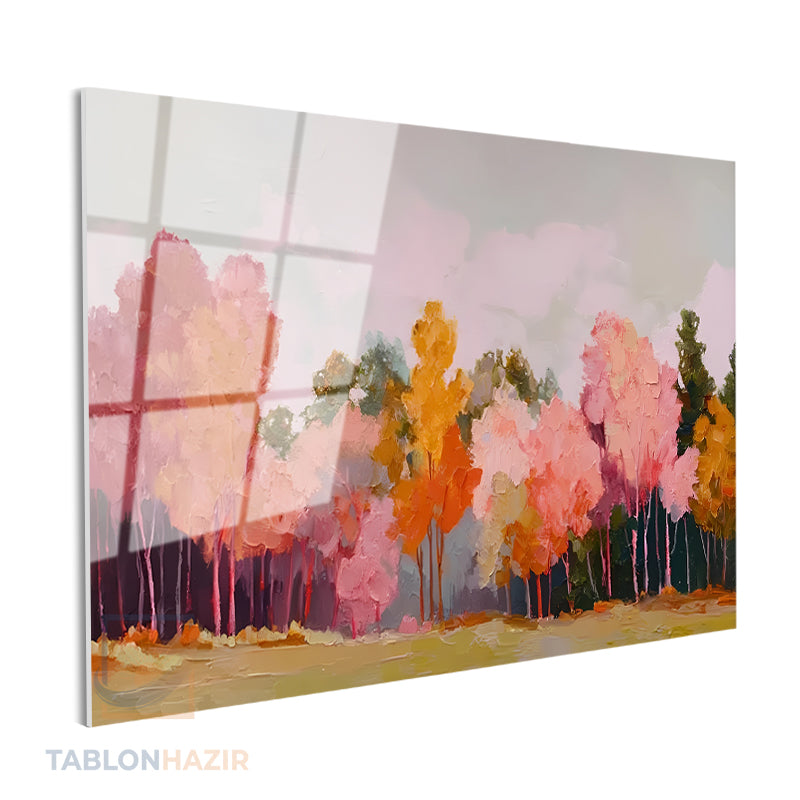 Yatay Cam Tablo Salon Duvar Tablosu Yatay Cam Doganinrenkleri2 Yeni Ev Hediyesi Ofis Tablosu