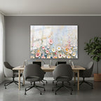 Yatay Cam Tablo Salon Duvar Tablosu Yatay Cam Fırcadarbelericicekler4 Yeni Ev Hediyesi Ofis Tablosu