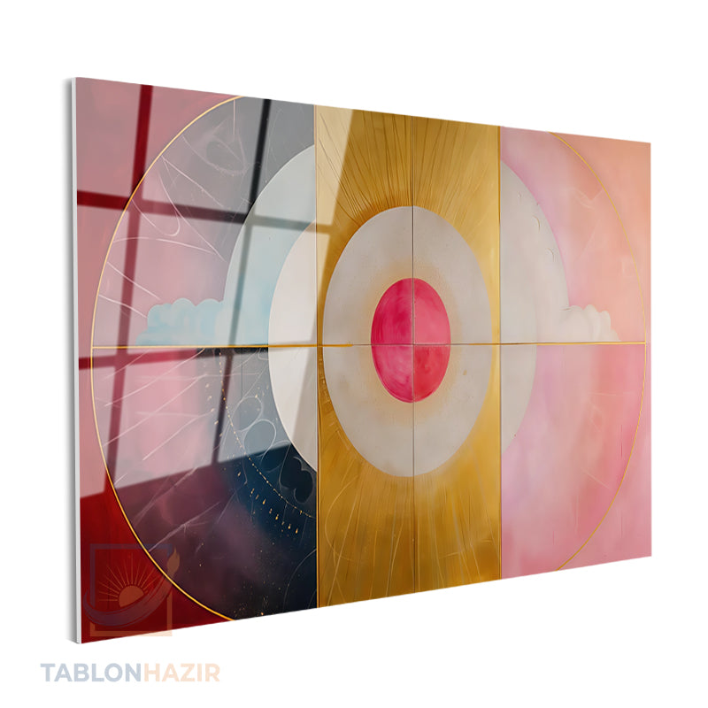 Yatay Cam Tablo Salon Duvar Tablosu Yatay Cam Geometriksekiller6 Yeni Ev Hediyesi Ofis Tablosu
