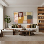 Yatay Cam Tablo Salon Duvar Tablosu Yatay Cam Geometriksekiller7 Yeni Ev Hediyesi Ofis Tablosu