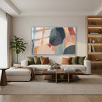 Yatay Cam Tablo Salon Duvar Tablosu Yatay Cam Geometriksekiller8 Yeni Ev Hediyesi Ofis Tablosu