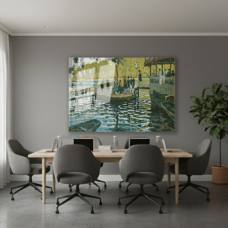 Yatay Cam Tablo Salon Duvar Tablosu Yatay Cam Golmanzarasi Yeni Ev Hediyesi Ofis Tablosu