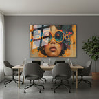 Yatay Cam Tablo Salon Duvar Tablosu Yatay Cam Gozluklukiz Yeni Ev Hediyesi Ofis Tablosu