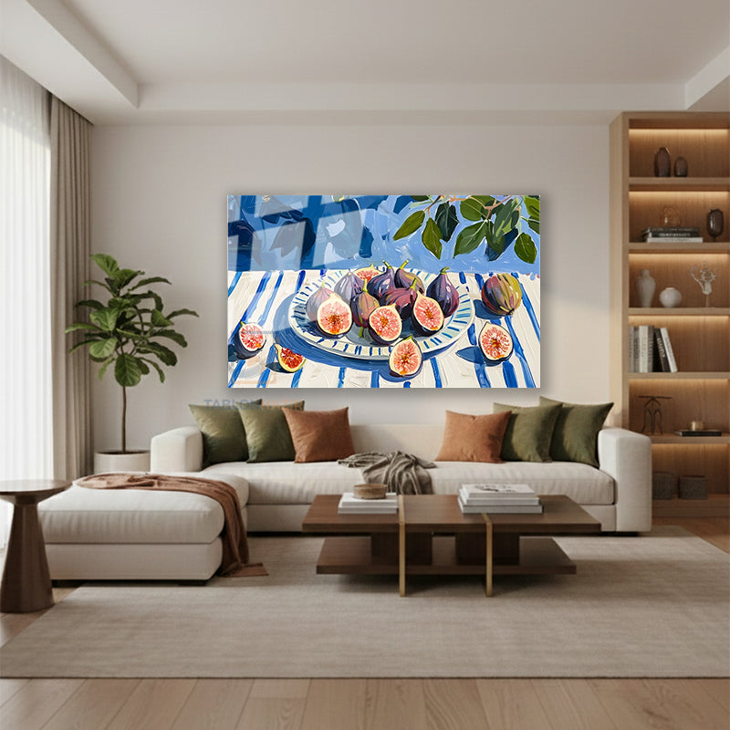 Yatay Cam Tablo Salon Duvar Tablosu Yatay Cam Incirtabagi2 Yeni Ev Hediyesi Ofis Tablosu