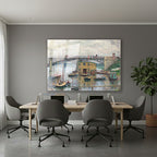 Yatay Cam Tablo Salon Duvar Tablosu Yatay Cam Koprumanzarasi3 Yeni Ev Hediyesi Ofis Tablosu