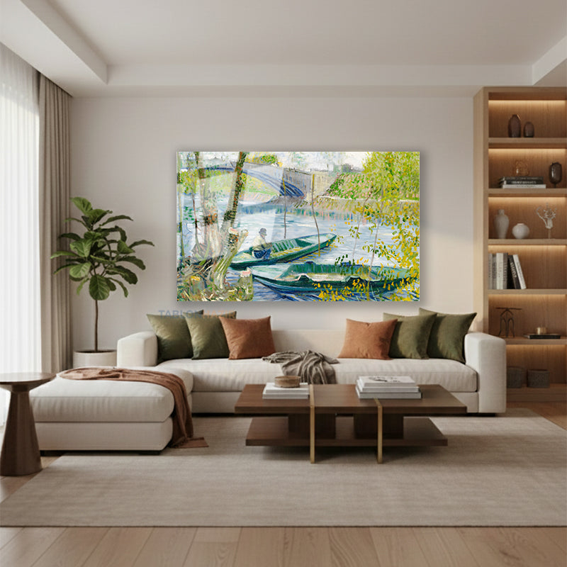 Yatay Cam Tablo Salon Duvar Tablosu Yatay Cam Koprumanzarasi4 Yeni Ev Hediyesi Ofis Tablosu