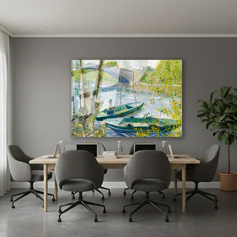 Yatay Cam Tablo Salon Duvar Tablosu Yatay Cam Koprumanzarasi4 Yeni Ev Hediyesi Ofis Tablosu