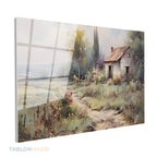 Yatay Cam Tablo Salon Duvar Tablosu Yatay Cam Koyevi2 Yeni Ev Hediyesi Ofis Tablosu