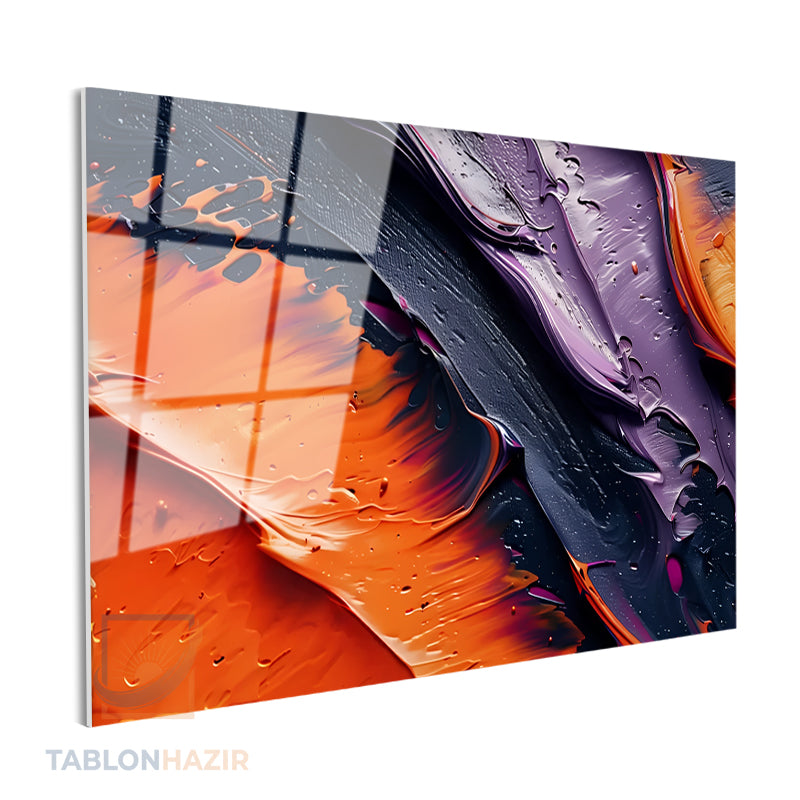 Yatay Cam Tablo Salon Duvar Tablosu Yatay Cam Koyurenkfircadarbeleri Yeni Ev Hediyesi Ofis Tablosu
