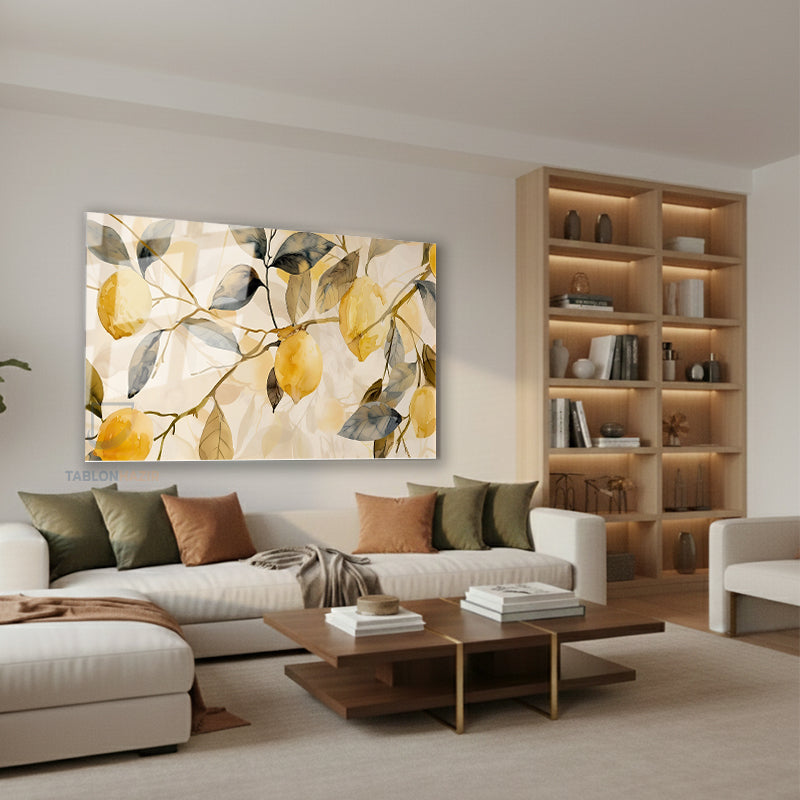 Yatay Cam Tablo Salon Duvar Tablosu Yatay Cam Limonagacidallari Yeni Ev Hediyesi Ofis Tablosu