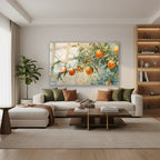 Yatay Cam Tablo Salon Duvar Tablosu Yatay Cam Portakalagacidallari Yeni Ev Hediyesi Ofis Tablosu