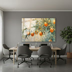 Yatay Cam Tablo Salon Duvar Tablosu Yatay Cam Portakalagacidallari Yeni Ev Hediyesi Ofis Tablosu