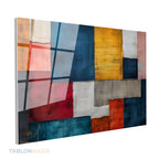 Yatay Cam Tablo Salon Duvar Tablosu Yatay Cam Renkkareleri2 Yeni Ev Hediyesi Ofis Tablosu