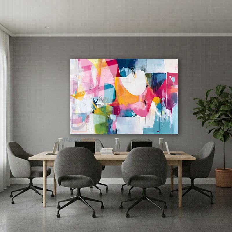 Yatay Cam Tablo Salon Duvar Tablosu Yatay Cam Renklifircadarbeleri3 Yeni Ev Hediyesi Ofis Tablosu