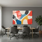 Yatay Cam Tablo Salon Duvar Tablosu Yatay Cam Renklikivrimlar2 Yeni Ev Hediyesi Ofis Tablosu