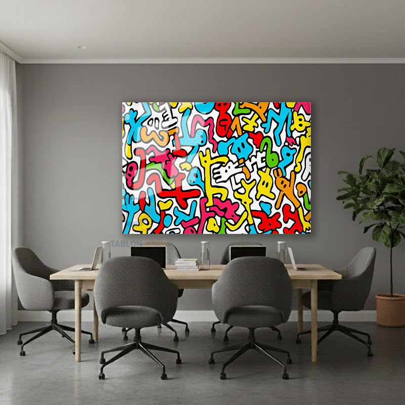 Yatay Cam Tablo Salon Duvar Tablosu Yatay Cam Renklikivrimlar3 Yeni Ev Hediyesi Ofis Tablosu