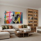 Yatay Cam Tablo Salon Duvar Tablosu Yatay Cam Renklikoala Yeni Ev Hediyesi Ofis Tablosu