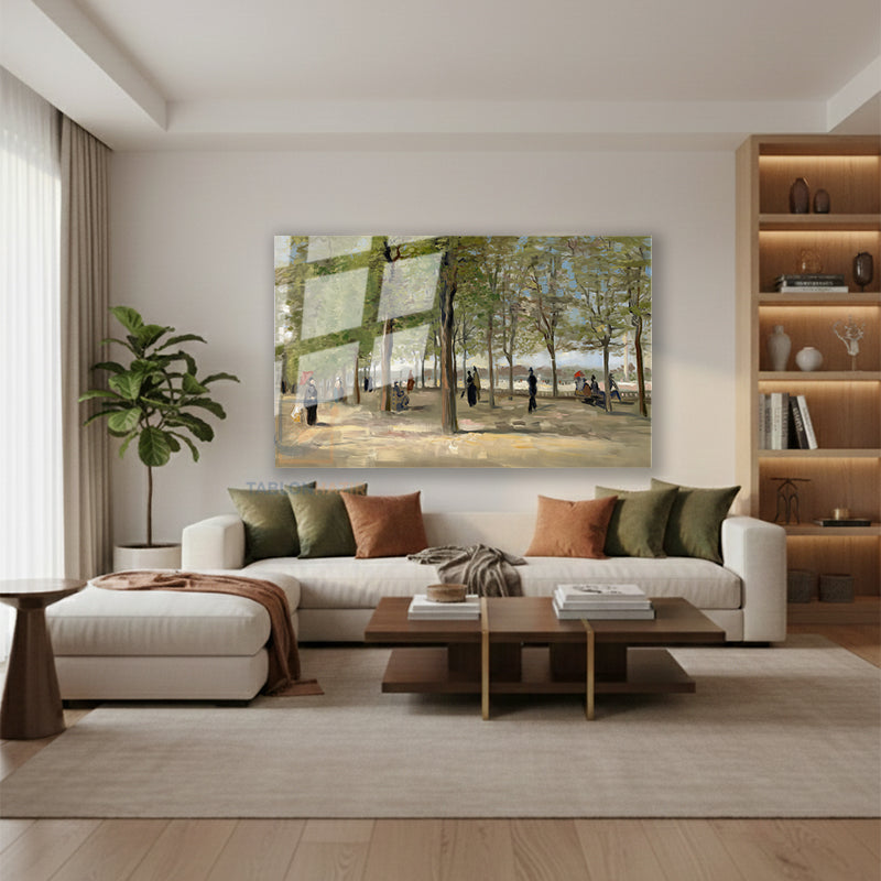 Yatay Cam Tablo Salon Duvar Tablosu Yatay Cam Soyutbahçe Yeni Ev Hediyesi Ofis Tablosu