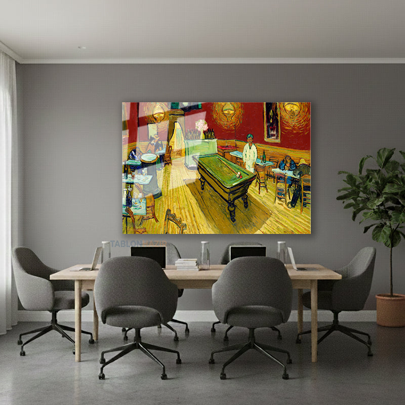 Yatay Cam Tablo Salon Duvar Tablosu Yatay Cam Soyutbar Yeni Ev Hediyesi Ofis Tablosu