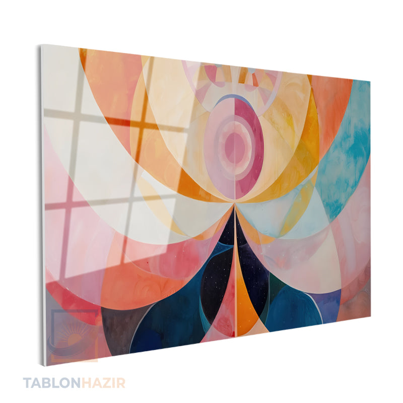 Yatay Cam Tablo Salon Duvar Tablosu Yatay Cam Soyutgeometriksanat3 Yeni Ev Hediyesi Ofis Tablosu