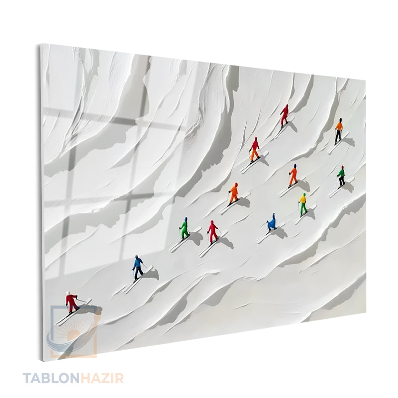 Yatay Cam Tablo Salon Duvar Tablosu Yatay Cam Soyutkayakcilar Yeni Ev Hediyesi Ofis Tablosu