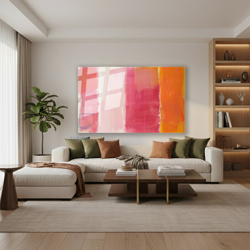 Yatay Cam Tablo Salon Duvar Tablosu Yatay Cam Soyutrenksanati2 Yeni Ev Hediyesi Ofis Tablosu