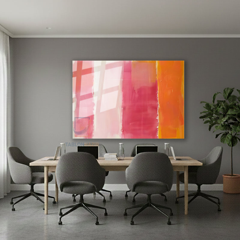 Yatay Cam Tablo Salon Duvar Tablosu Yatay Cam Soyutrenksanati2 Yeni Ev Hediyesi Ofis Tablosu