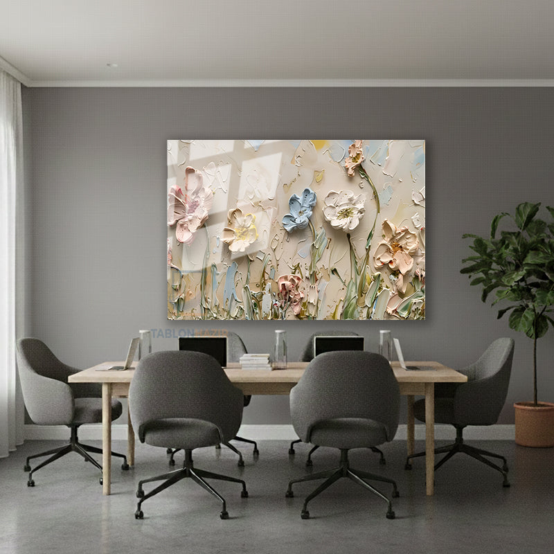 Yatay Cam Tablo Salon Duvar Tablosu Yatay Cam Soyutsanat7 Yeni Ev Hediyesi Ofis Tablosu